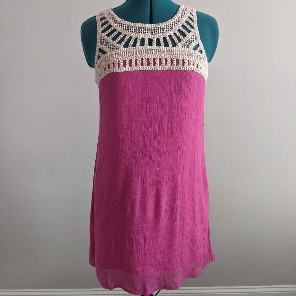 Magenta summer dress